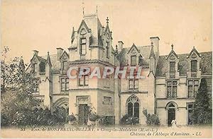 Carte Postale Ancienne Env de Montreuil Bellay Cizay la Madeleine (M et L) Château de l'Abbaye d'...