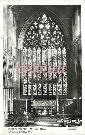 Image du vendeur pour Carte Postale Moderne High Altar and East Window Carlisle Cathedral mis en vente par CPAPHIL