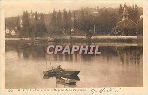 Image du vendeur pour Carte Postale Ancienne Vichy vue vers le Golf prise de la Passerelle Peche mis en vente par CPAPHIL