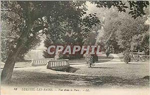 Carte Postale Ancienne Luxeuil les Bains vue dans le Parc