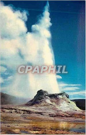 Carte Postale Moderne Yellowstone National Park Castle Geyser