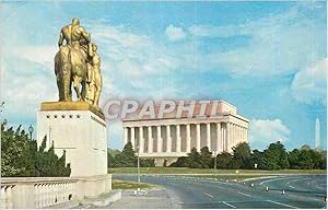 Seller image for Carte Postale Moderne Washington DC The Lincoln Memorial for sale by CPAPHIL