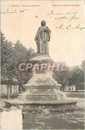 Carte Postale Moderne Orleans Statue de Pothier