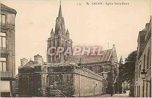Carte Postale Ancienne Calais Eglise Notre Dame