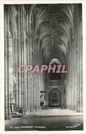Carte Postale Moderne The Nave Canterbury Cathedral