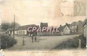 Seller image for Carte Postale Ancienne Grillon Rue de la Gare for sale by CPAPHIL