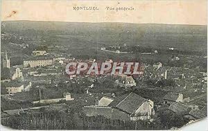 Carte Postale Ancienne Montluel vue générale