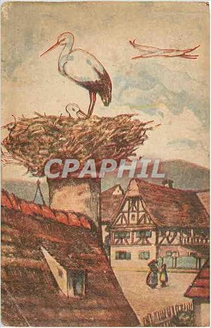 Image du vendeur pour Carte Postale Ancienne Cigogne mis en vente par CPAPHIL