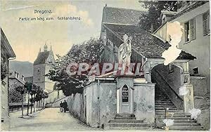 Carte Postale Ancienne Bregenz Partie am Weg zum Gebhardsberg