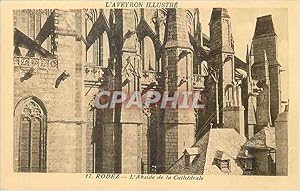 Image du vendeur pour Carte Postale Ancienne L aveyron illustre 17 rodez l abside de la cathdrale mis en vente par CPAPHIL