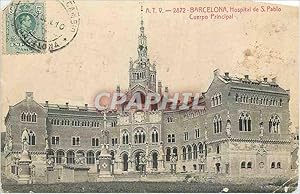 Carte Postale Ancienne Barcelona Hospital de S Pablo Cuerpo Principal