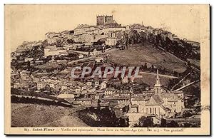 Image du vendeur pour Saint Flour Carte Postale Ancienne Vieille cite episcopale Place forte du Moyen Age vue gnrale mis en vente par CPAPHIL