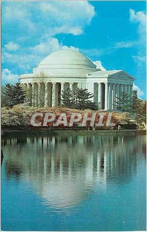 Seller image for Carte Postale Moderne Washington DC The Thomas Jefferson Memorial Cherry Blossom Time for sale by CPAPHIL