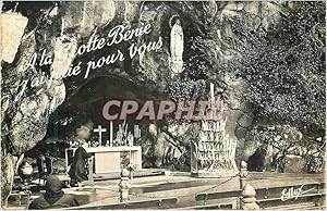 Carte Postale Moderne Lourdes La Grotte Miraculeuse