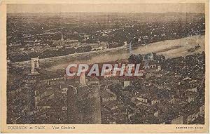 Seller image for Carte Postale Ancienne Tournon et Tain vue gnrale for sale by CPAPHIL