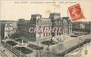 Carte Postale Ancienne Lyon La préfecture construite en 1885 par Louvier
