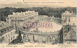 Carte Postale Ancienne Nancy Hemicycle de la Carriere Palais du Gouvernement Pepiniere La Lorrain...