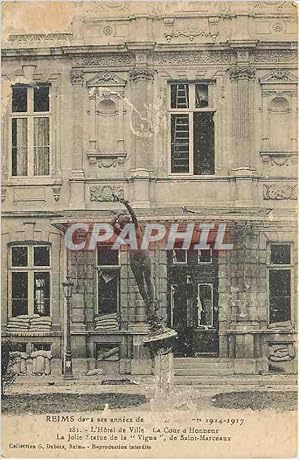 Seller image for Carte Postale Ancienne Reims L'htel de ville for sale by CPAPHIL