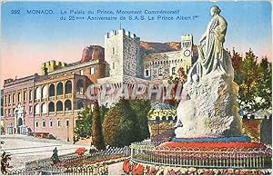 Immagine del venditore per Carte Postale Ancienne Monaco Le Palais du Prince Monument Commemoratif du 25eme Aniversaire de SAS Le Prince Albert Ier venduto da CPAPHIL