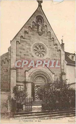Carte Postale Ancienne Paray le monial façade de la chapelle de l apparition