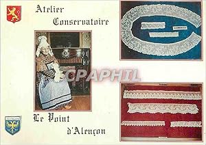 Carte Postale Moderne Alencon (Orne) le Point d'Alencon Exclusivite de l'Atelier Conservatoire du...