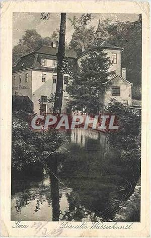 Carte Postale Ancienne Gera Die alte Wasserkunst