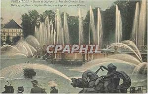 Bild des Verkufers fr Carte Postale Ancienne Versailles bassin de neptune le jour des grandes eaux zum Verkauf von CPAPHIL