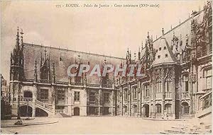 Image du vendeur pour Carte Postale Ancienne Rouen Palais de Justice Cour Intrieure (XVIe Siecle) mis en vente par CPAPHIL