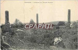 Bild des Verkufers fr Carte Postale Ancienne Izernore Colonnes du Temple Romain zum Verkauf von CPAPHIL
