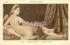 Immagine del venditore per Carte Postale Ancienne Musee du Louvre Odalisque Couchee Ingres venduto da CPAPHIL