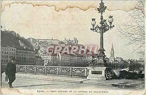 Carte Postale Ancienne Lyon Pont d'Ainay et le Coteau de Fourvieres