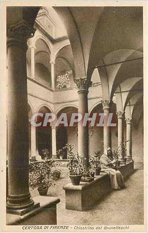 Immagine del venditore per Carte Postale Ancienne Certosa di Firenze Chlostrino del Brunelleschi venduto da CPAPHIL