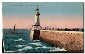 Immagine del venditore per Le Treport Carte Postale Ancienne Le phare et la jetée (lighthouse) venduto da CPAPHIL