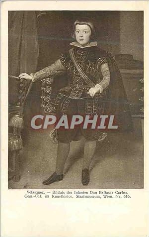 Image du vendeur pour Carte Postale Ancienne Velasquez Bildnis des Infanten Don Baltasar Carlos mis en vente par CPAPHIL