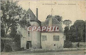 Carte Postale Ancienne Le Pechereau Château de Courbas