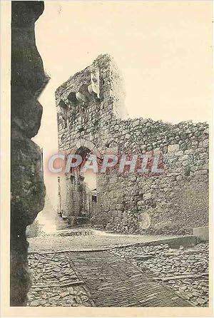 Carte Postale Ancienne La Turbie (A M) Porte de l'Ancien Château