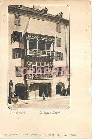 Bild des Verkufers fr Carte Postale Ancienne Innsbruck Goldenes Dachl zum Verkauf von CPAPHIL