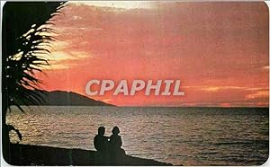 Seller image for Carte Postale Moderne Puerto Vallarta Jalisco Mexico Romance Under the Setting Sun in Pto for sale by CPAPHIL
