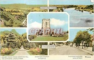 Carte Postale Moderne Greetings from Frodsham Overton Church the River Weaver Main Street