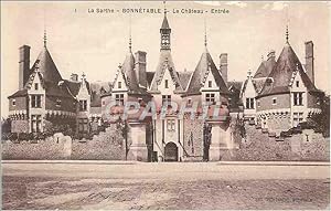 Seller image for Carte Postale Ancienne Bonnetable La Sarthe Le Château Entrée for sale by CPAPHIL