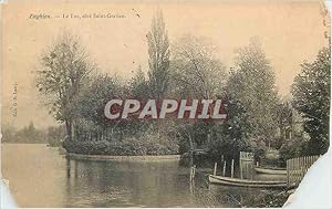 Carte Postale Ancienne Enghien le Lac Cote Saint Gratien