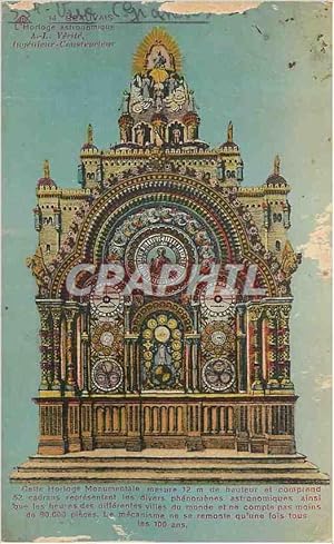 Carte Postale Ancienne Beauvais L'Horloge