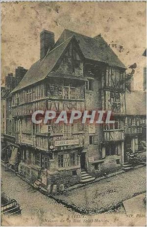 Seller image for Carte Postale Ancienne Bayeux Maison de la Rue Saint Martin for sale by CPAPHIL