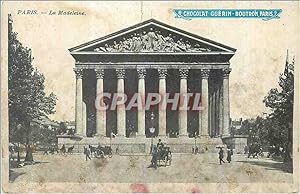 Seller image for Carte Postale Ancienne Paris La Madeleine Chocolat Guerin Boutron for sale by CPAPHIL