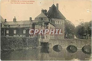 Bild des Verkufers fr Carte Postale Ancienne Chteau de la Roche en Brenil Tour Carree et ancien Pont Levis zum Verkauf von CPAPHIL