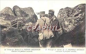 Image du vendeur pour Reproduction Le Prince de Serbie et le Voivod Michitch observant les positions ennemies Militaria mis en vente par CPAPHIL