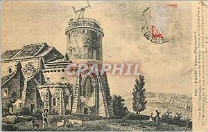 Bild des Verkufers fr Carte Postale Ancienne Paris Vieux Montmartre Tour du Telegraphe zum Verkauf von CPAPHIL