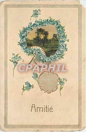 Carte Postale Ancienne Amitie