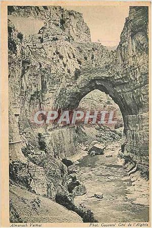 Image du vendeur pour Carte Postale Ancienne Constantine Les Gorges du Rhumel Almanach Vermot mis en vente par CPAPHIL