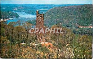 Bild des Verkufers fr Carte Postale Moderne Aerial View of Bowmon's Hill and Tower Washington Crossing Park Bucks Co Pennsylvanie zum Verkauf von CPAPHIL